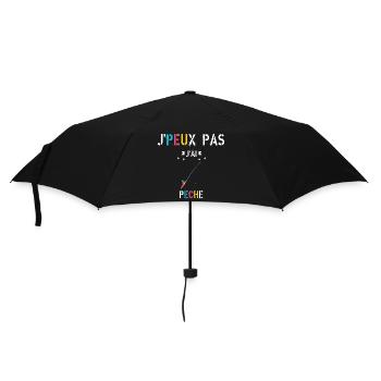 J Peux Pas J Ai Pêche - Parapluie standard - noir - Devant