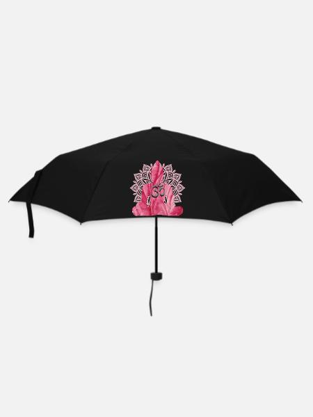 om mit buddha e 229 - Regenschirm (klein) - Schwarz