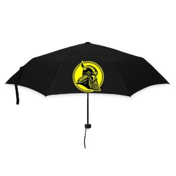 Wikinger Kopf Krieger Viking - Regenschirm (klein) - Schwarz - Vorne