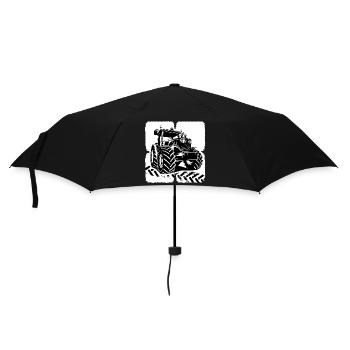 Tractor Tractor Driver Farmer Tractor Tires - Umbrella (small) - black - Front