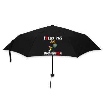 J peux pas j ai badminton - Parapluie standard - noir - Devant