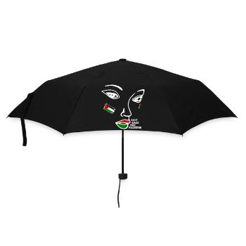 Free palestine women - Umbrella (small) - black - Front