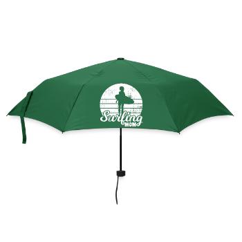 Surfer Mutter - Regenschirm (klein) - Flaschengrün - Vorne