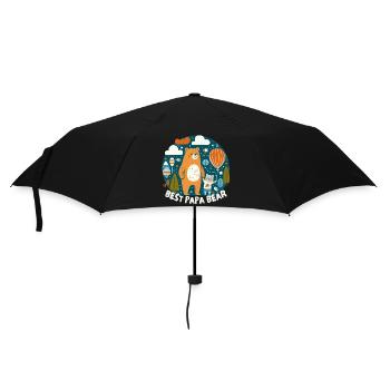 Vatertag. Bester - Regenschirm (klein) - Schwarz - Vorne
