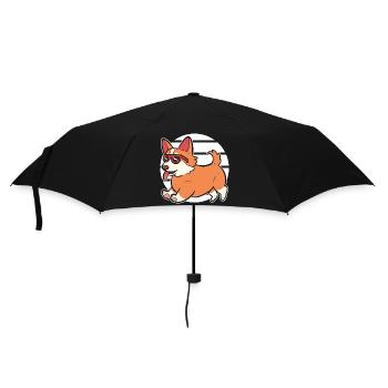 Corgi - Parapluie standard - noir - Devant