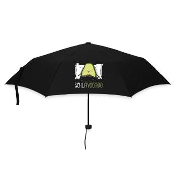 Avocado Fruit Vegan Vegetarian Vegan Avocados - Umbrella (small) - black - Front