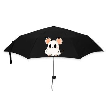 Mouse Halloween Funny Ghost - Umbrella (small) - black - Front