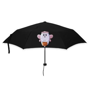 Sweet Ghost prêt pour Halloween - Parapluie standard - noir - Devant