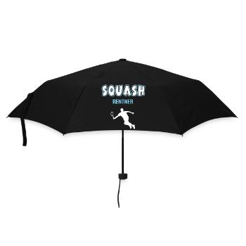 Squash Squashspieler Rentner Rente Ruhestand - Regenschirm (klein) - Schwarz - Vorne