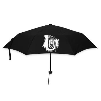 Tuba Graffiti - Umbrella (small) - black - Front