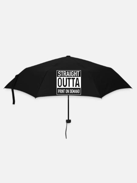 Droit OUTTA PRINT ON DEMAND - Parapluie standard - noir