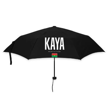Kaya Burkina Faso - Regenschirm (klein) - Schwarz - Vorne