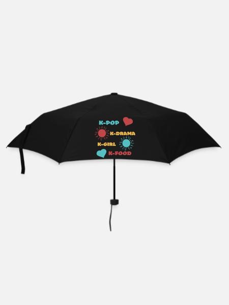 K-pop k-drama 3 custom colors - Umbrella (small) - black