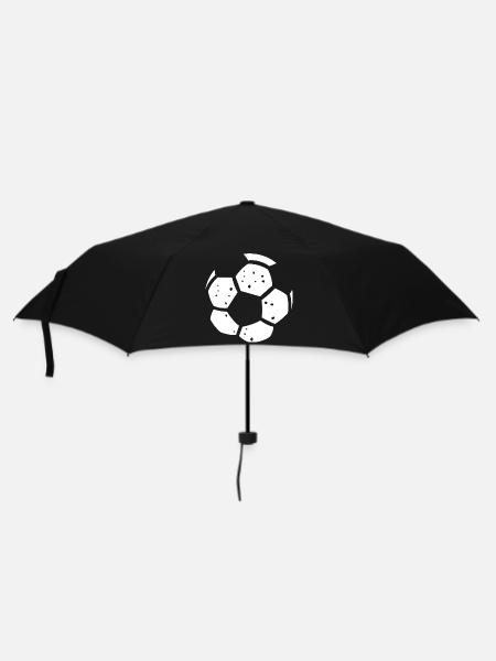 Classic Football Black and White Graphic - Umbrella (small) - black