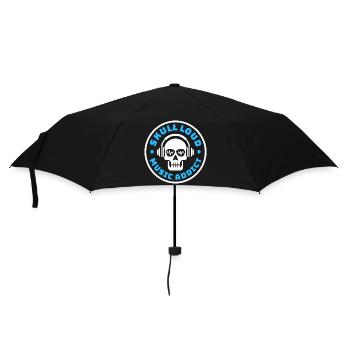Crâne Skull Loud – Musiksüchtiger - Regenschirm (klein) - Schwarz - Vorne