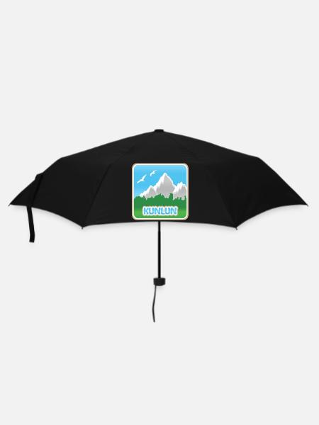 Kunlun - Regenschirm (klein) - Schwarz