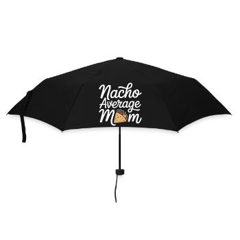 Nacho Durchschnittliche Mama Lustig - Regenschirm (klein) - Schwarz - Vorne
