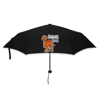 Camel from caramel - delicious and funny joke - Umbrella (small) - black - Front