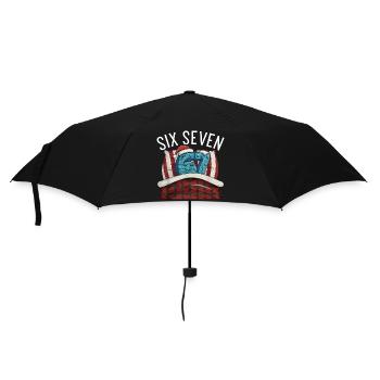 67 Six Seven Pajamas Italian meme Sleep Shirt - Umbrella (small) - black - Front