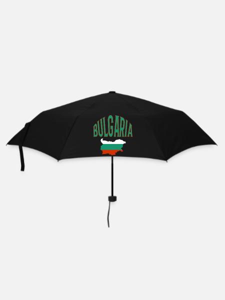 Bulgaria - Regenschirm (klein) - Schwarz