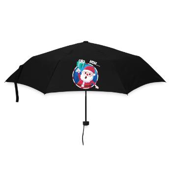 Cadeau du Père Noël Lumineux - Parapluie standard - noir - Devant