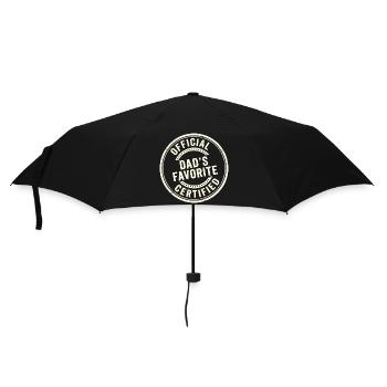 Favorite Kid Funny Official Dad Favorite - Umbrella (small) - black - Front