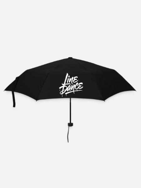 Line Dance – Country Western Tanz - Umbrella (small) - black