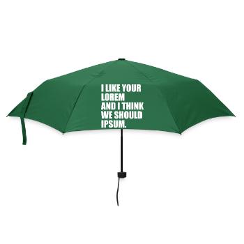 Perfect humor for graphic designers, web designers - Umbrella (small) - bottlegreen - Front