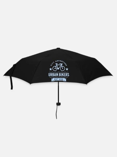 Urban Bikers geschaffen 2026 - Regenschirm (klein) - Schwarz