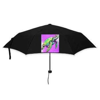tortue - Parapluie standard - noir - Devant