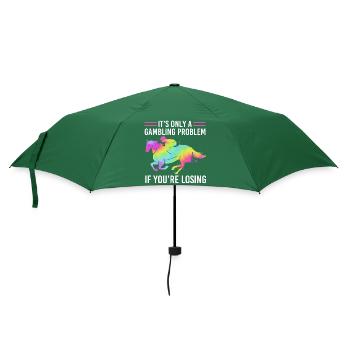 Courses de chevaux - Parapluie standard - vert bouteille - Devant