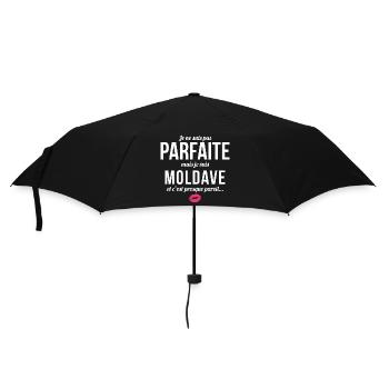 Je Ne Suis Pas Parfaite Mais Je Suis Moldave Et... - Parapluie standard - noir - Devant