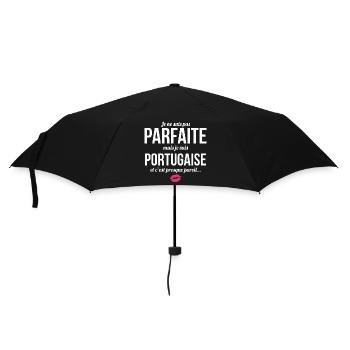 Je Ne Suis Pas Parfaite Mais Je Suis Portugaise... - Parapluie standard - noir - Devant