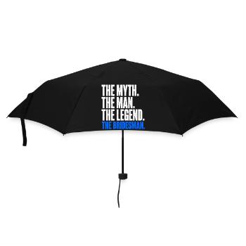 The Myth The Man The Legend The Bridesman - Umbrella (small) - black - Front