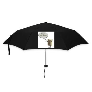 Wash your hands - Umbrella (small) - black - Front