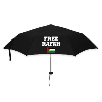 Free rafah - Regenschirm (klein) - Schwarz - Vorne