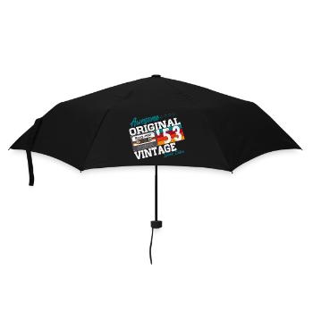 Original 1953 Vintage Cadeau d’anniversaire Rétro - Parapluie standard - noir - Devant