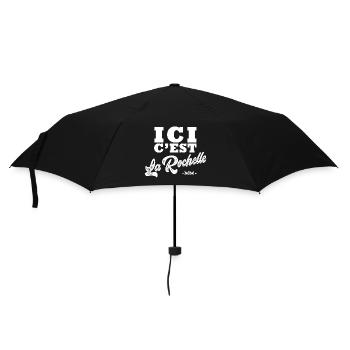 La rochelle Humour Rochelais - Parapluie standard - noir - Devant