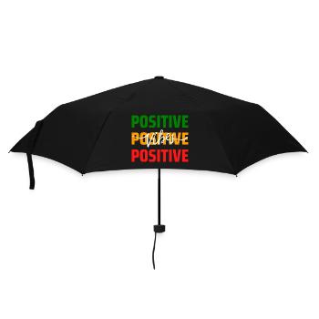 Positive vibes reggae citation positive motivation - Parapluie standard - noir - Devant