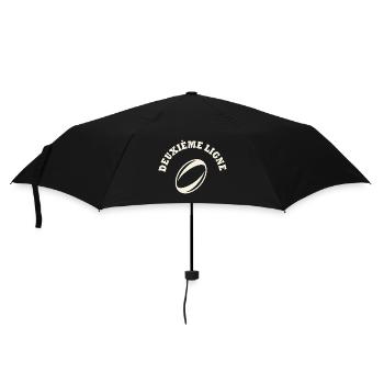 rugby position deuxième ligne - Parapluie standard - noir - Devant