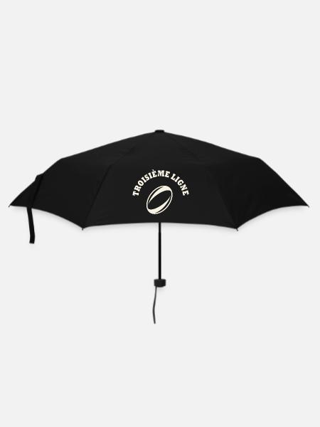 rugby position troisième ligne - Parapluie standard - noir