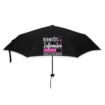 Bientôt Infirmière Cadeau Future Infirmière - Parapluie standard - noir - Devant