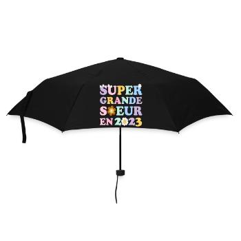 Super grande soeur 2023 annonce naissance bébé - Parapluie standard - noir - Devant