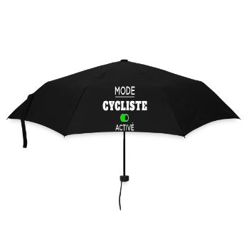 Vélo humour mode cycliste activé cadeau cyclisme - Parapluie standard - noir - Devant