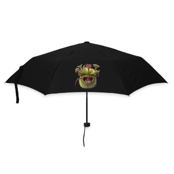Plant zombies on the hunt - Umbrella (small) - black - Front