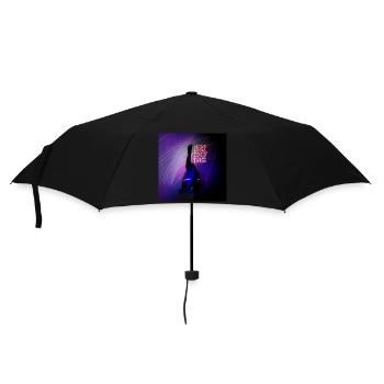Einfach machen! - Regenschirm (klein) - Schwarz - Vorne