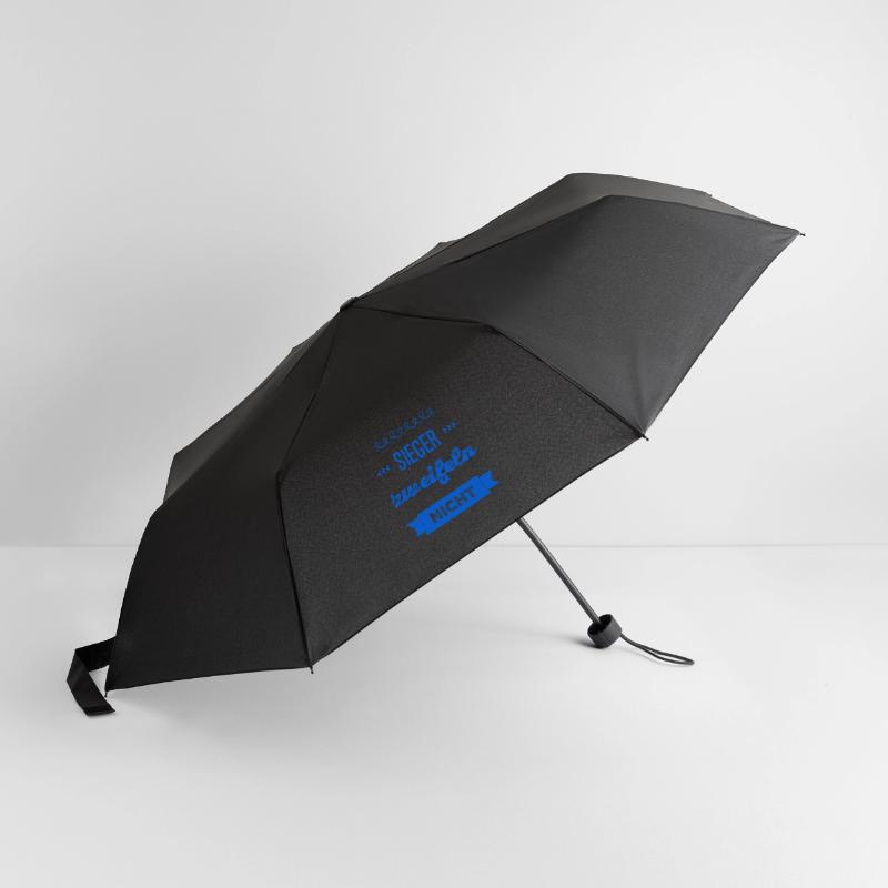 vor dir steht ein Sieger Regenschirm (klein)