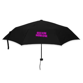 dieses nagende Gefühl - Regenschirm (klein) - Schwarz - Vorne