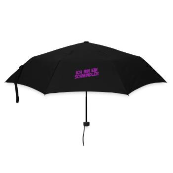 die Wahrheit ist nicht so mein Ding - Regenschirm (klein) - Schwarz - Vorne