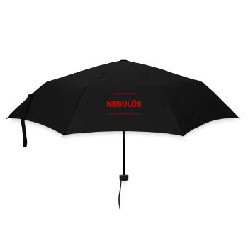 ich bin nebulös - Regenschirm (klein) - Schwarz - Vorne